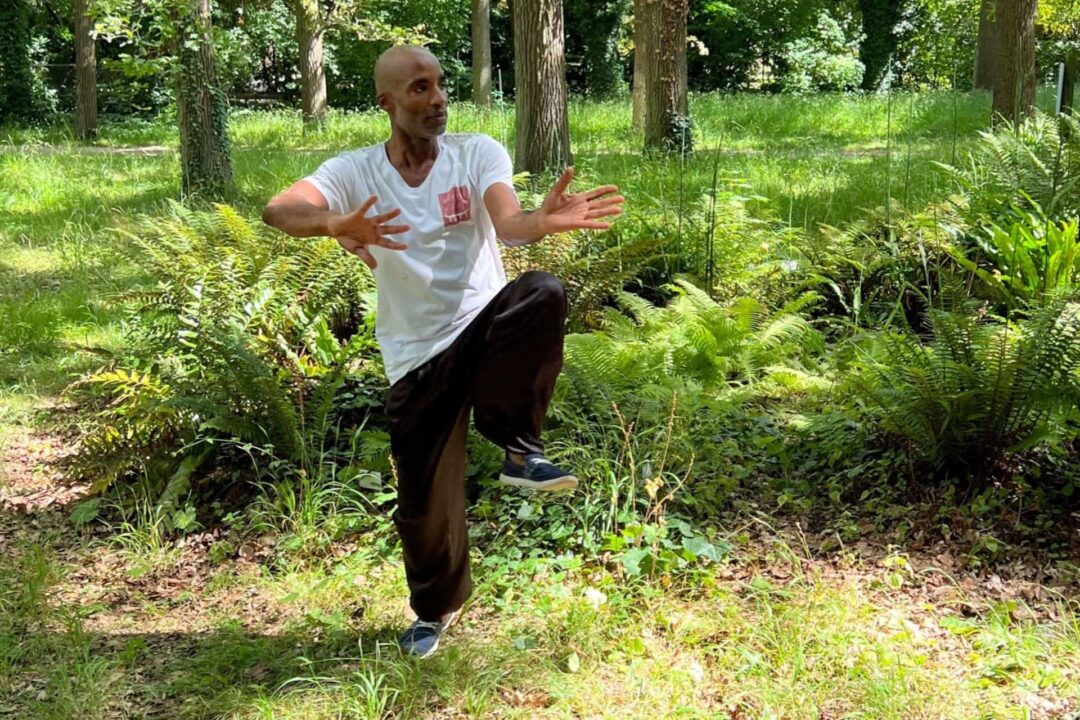 cours de sport en extérieur : tai chi avec Christophe