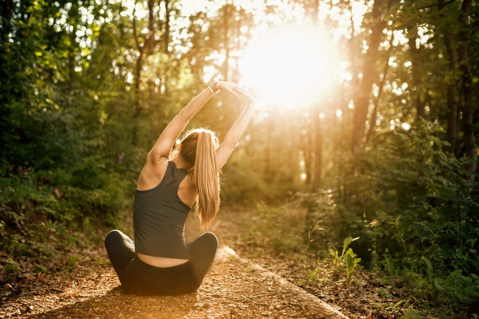 Vacances et yoga dans la nature