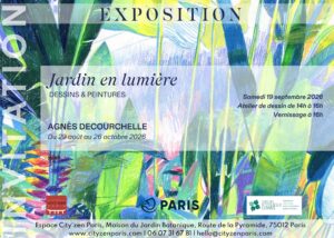 Invitation vernissage Agnès Decourchelle