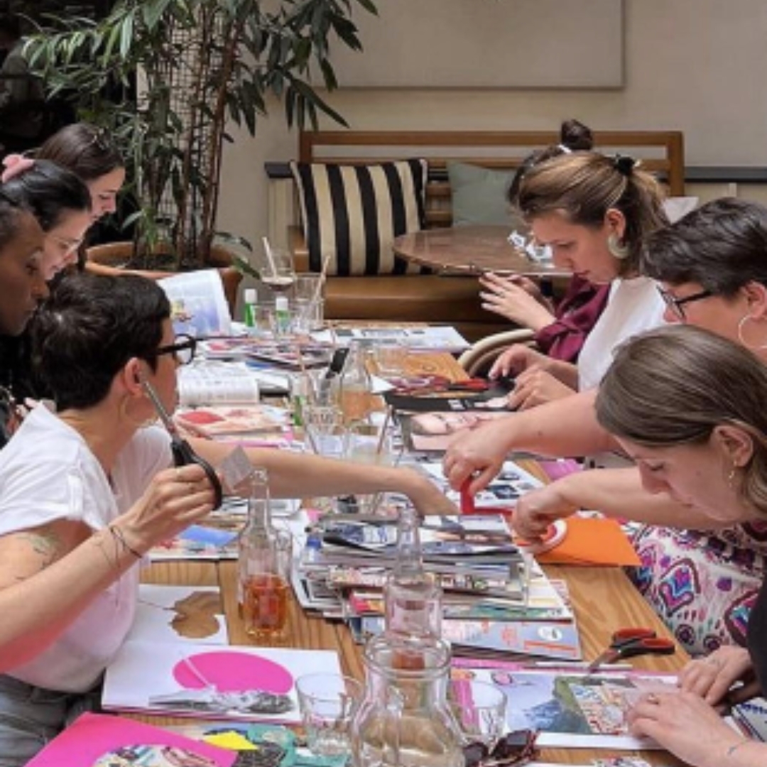 Atelier DIY - Collage créatif - teambuilding Espace City'zen Paris