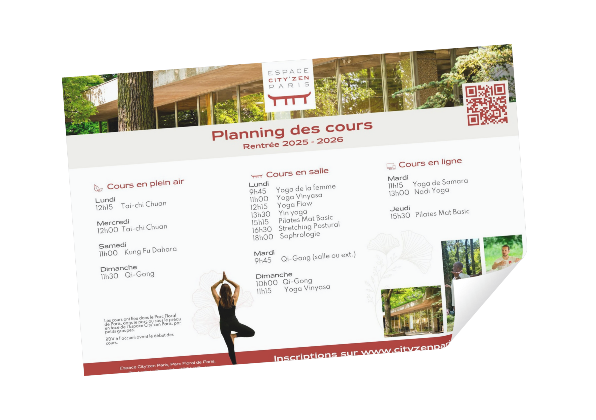 visuel planning des cours 2025-2026