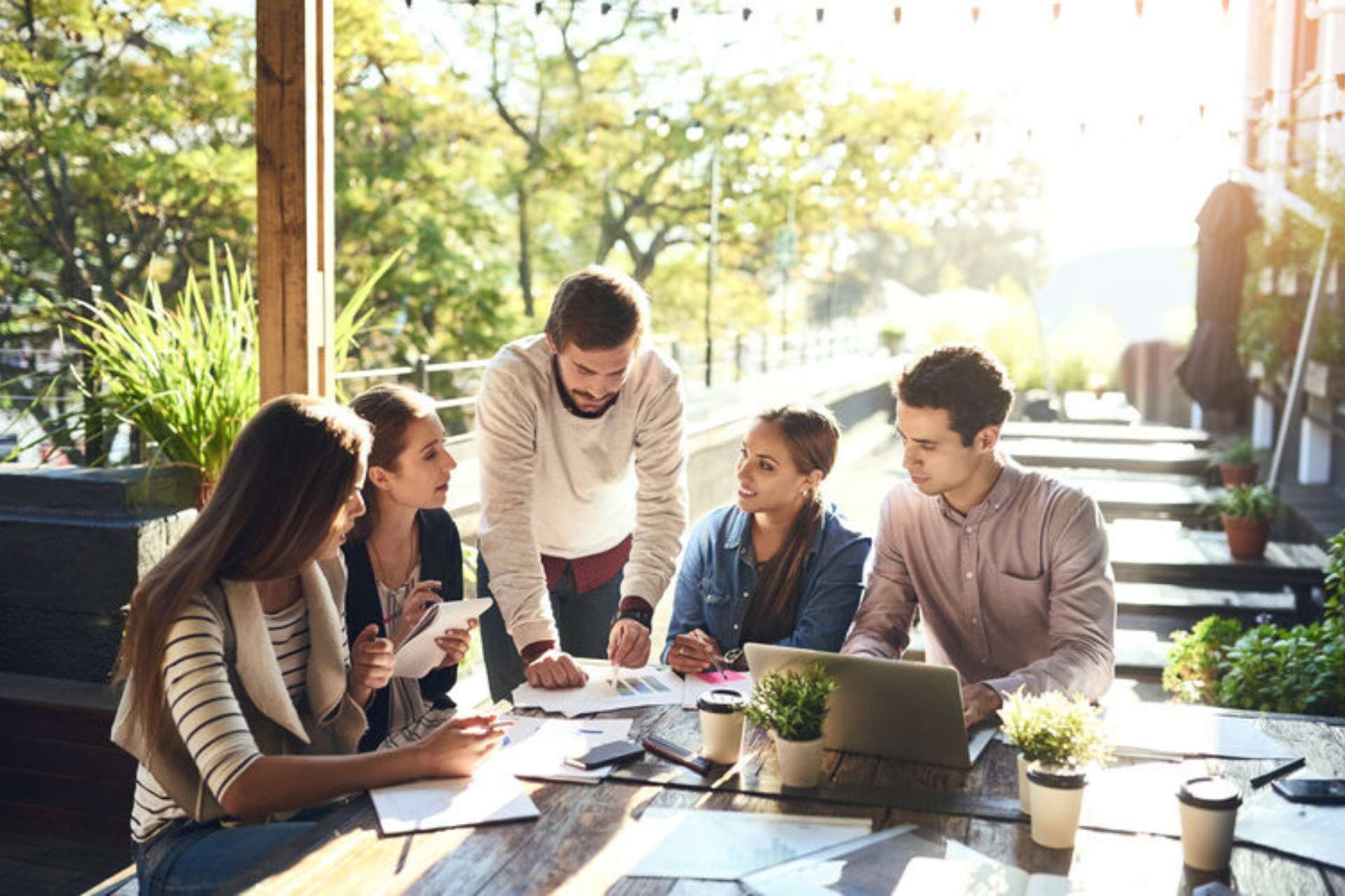 Séminaire hybride au vert