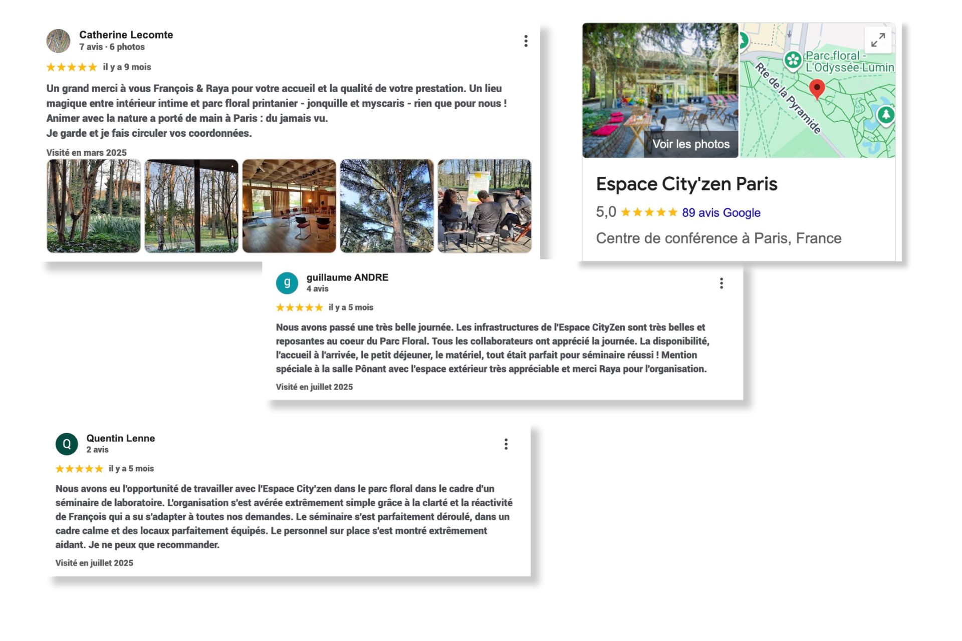 avis espace city'zen paris séminaire au vert à paris