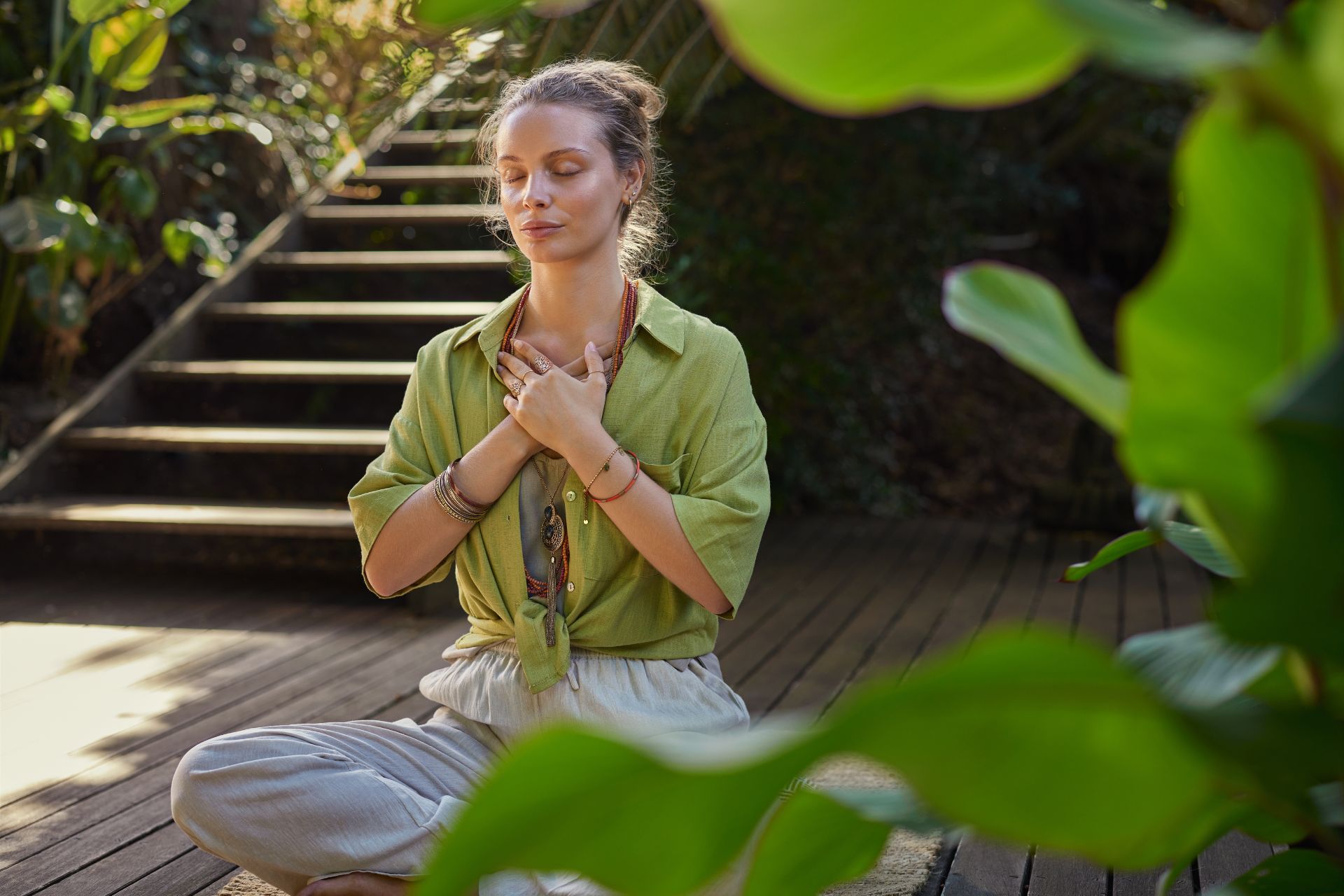meditation en plein air