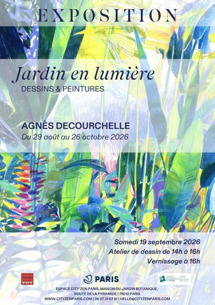 exposition agnes decourchelle jardin en lumiere